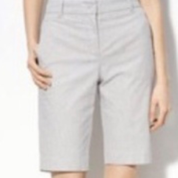 VINCE Women's "Sea Side" Striped Bermuda Shorts, Size 6 - Picture 6 of 7